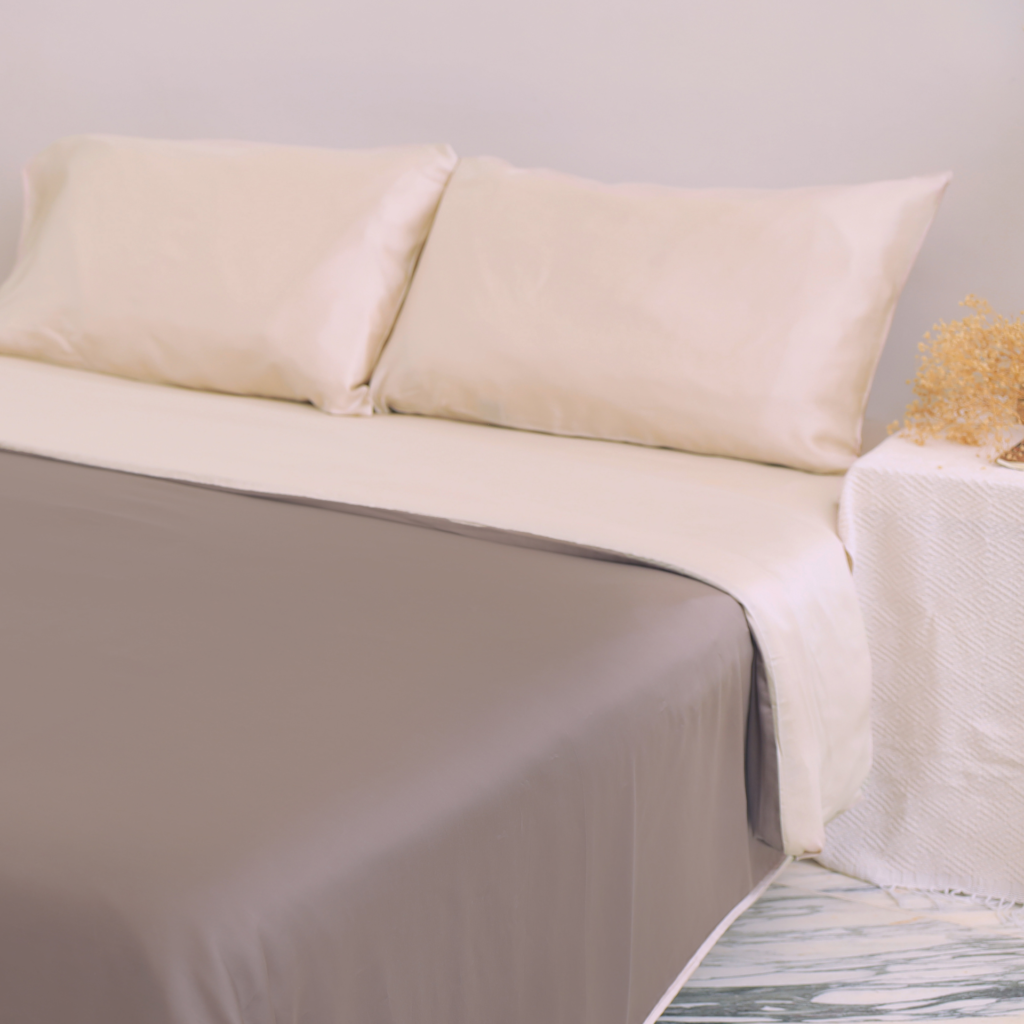 Here Are Signs Your Bedroom Needs An Upgrade tencel creamespresso duvet 2